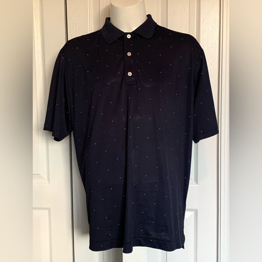 Men's Navy Blue Footjoy golf Polo Shirt